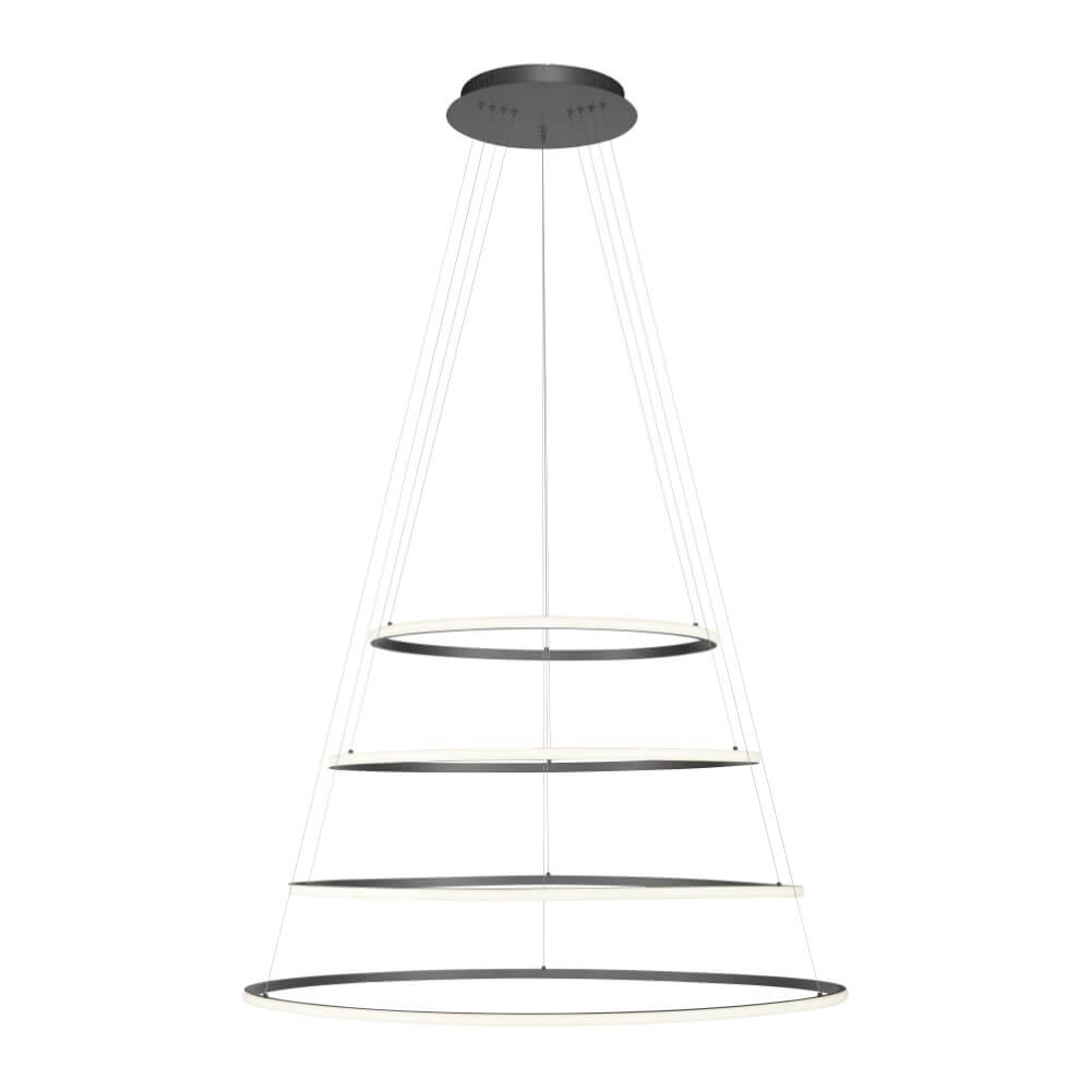Moderne hanglamp Tessara antraciet Paul Neuhaus 4012248372654