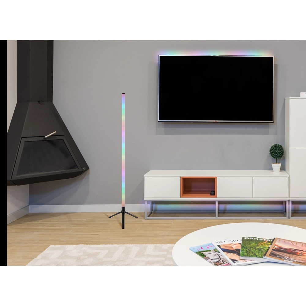 Vloerlamp Rocky zwart Globo 9007371487486