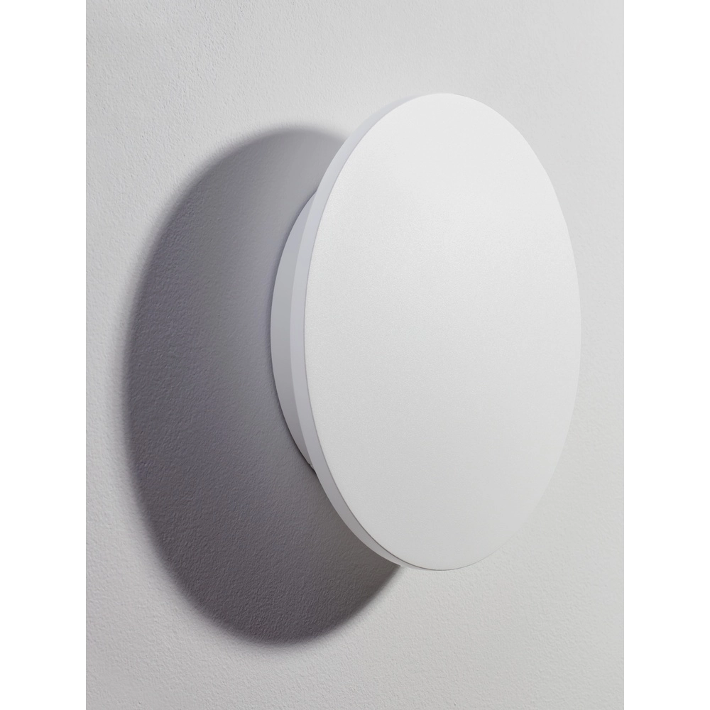 Ronde wandlamp Copper wit Ø 24cm Lyora 5212017447357