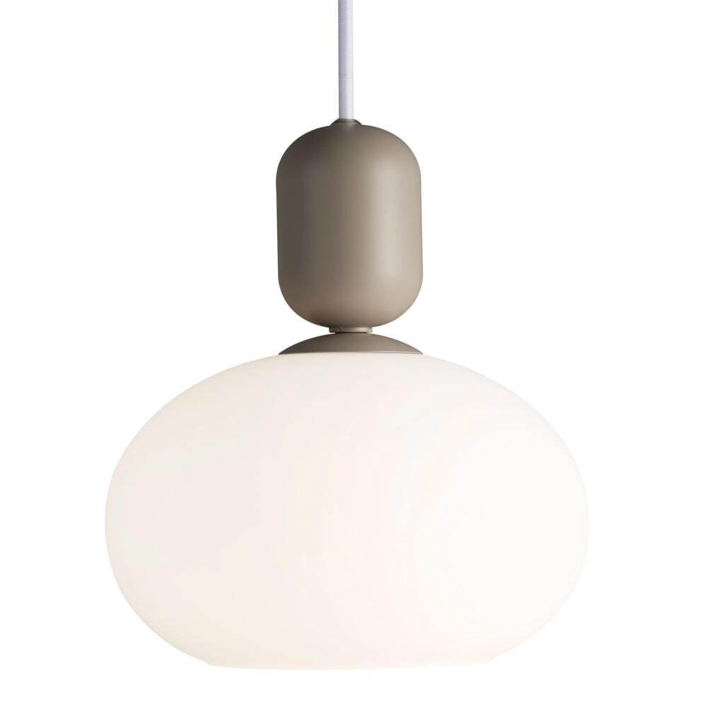 Hanglamp Notti grijs met wit Nordlux 5704924001796