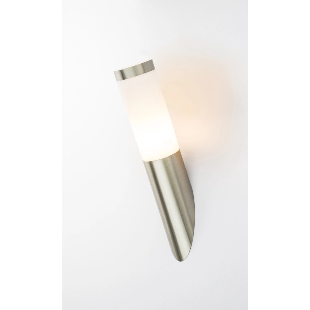Buitenlamp Boston RVS met wit Globo 9007371107353