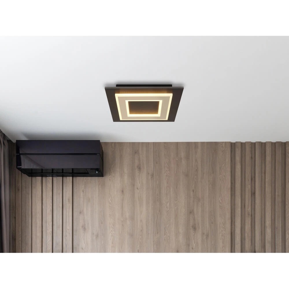 Plafondlamp Jayden 32 x 32cm zwart Globo 9007371481286