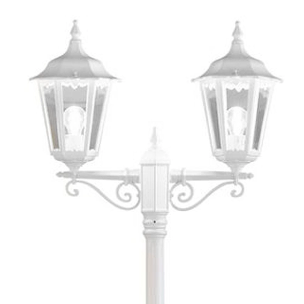 Klassieke staande lantaarn Firenze 2-lichts wit KonstSmide 7318307234251