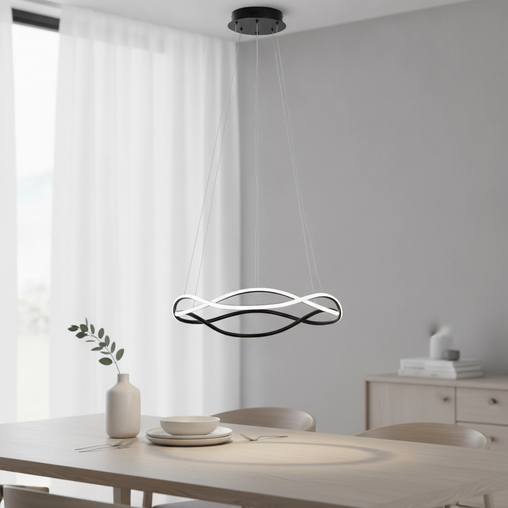 Design hanglamp Jinal zwart Ø 60cm