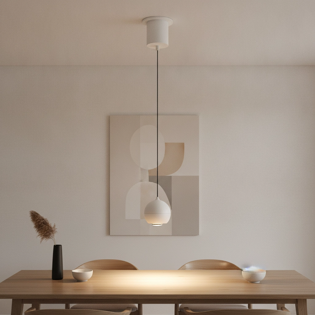 Hanglamp bol Miami wit Ø 10cm