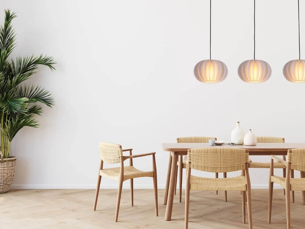 3-lichts hanglamp Arena met witte kappen Masterlight 8718121307862