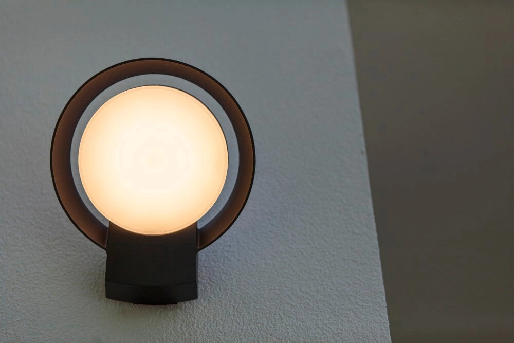 Ronde buitenlamp Polo design antraciet Lutec 6939412013756