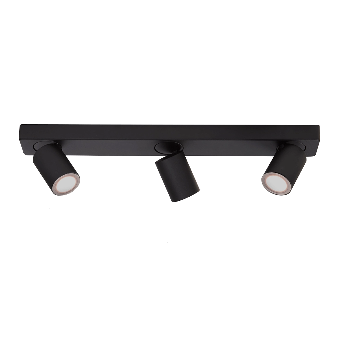 Plafondlamp Moon 3 rechthoekig zwart Plafondlamp Moon 3 rechthoekig zwart