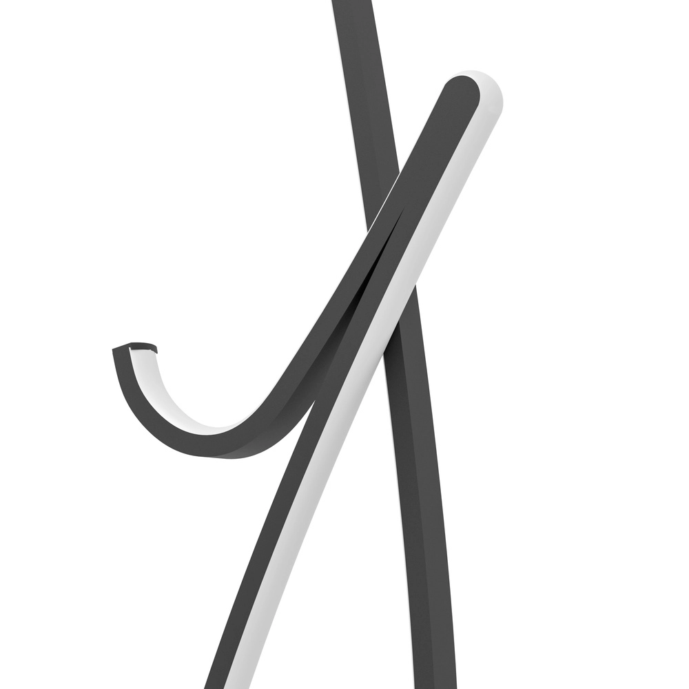 Designvolle led vloerlamp Cardoncito zwart Eglo 9008606368150