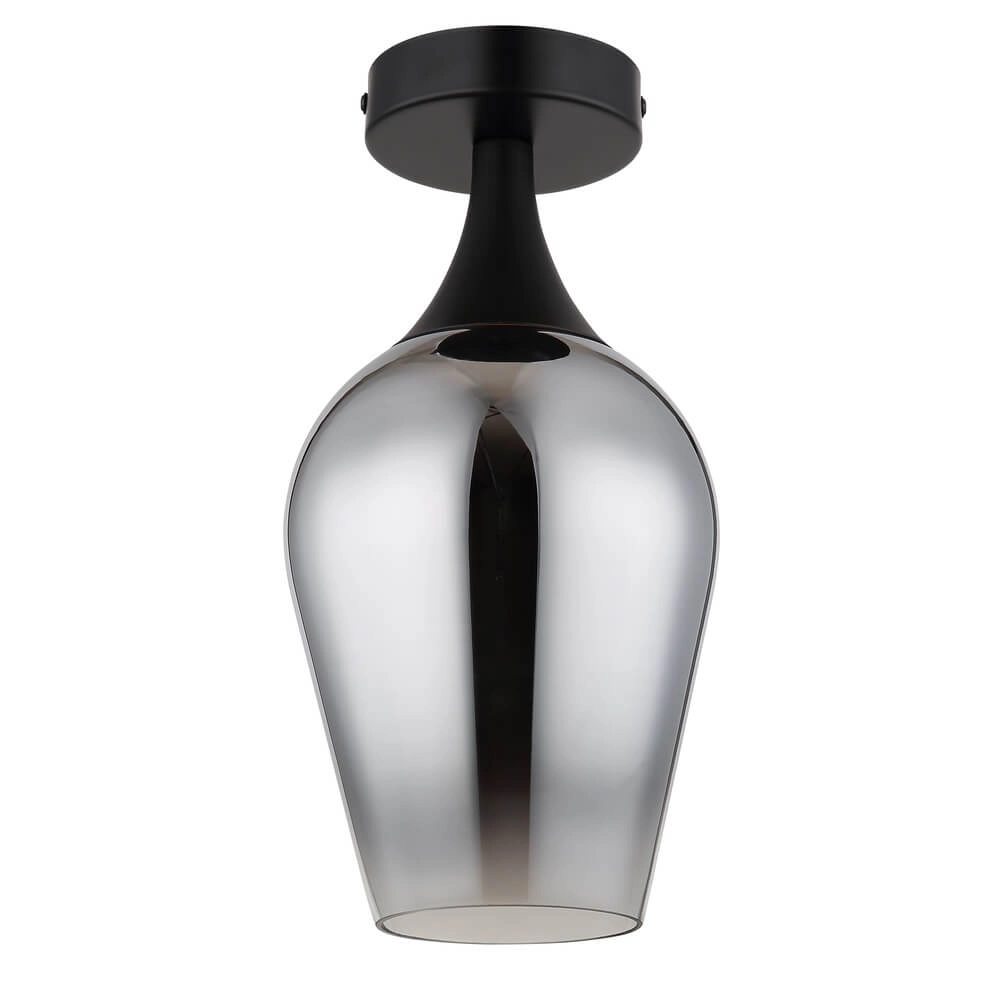 Plafondlamp Lavus smoke glas Ø 15cm Globo 9007371471201