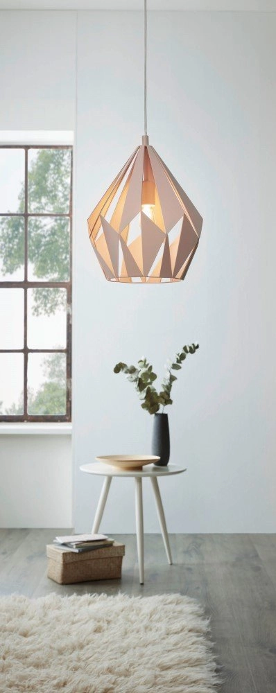 Pastel hanglamp Carlton-P Pastel roze Eglo 9002759490249