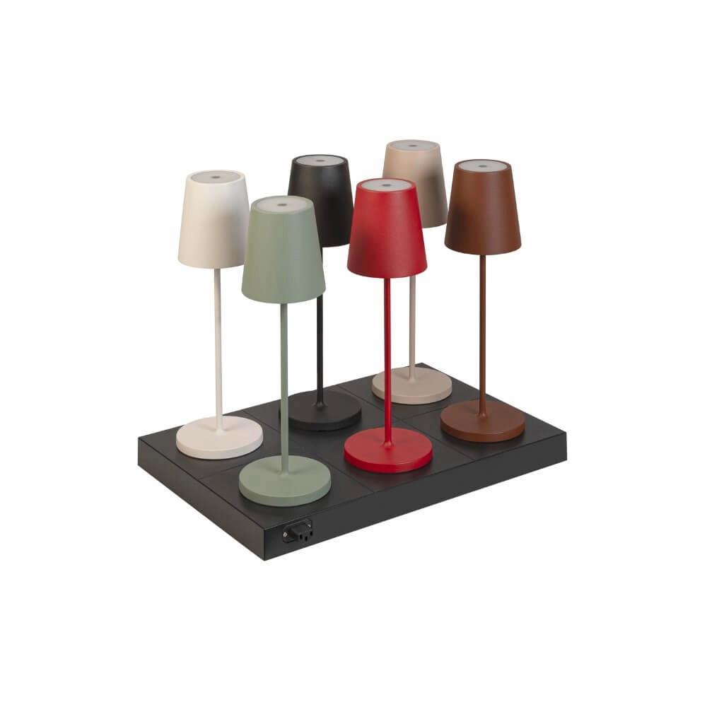 Buiten tafellamp Vinolina Two beige - oplaadbaar SLV 4024163288286