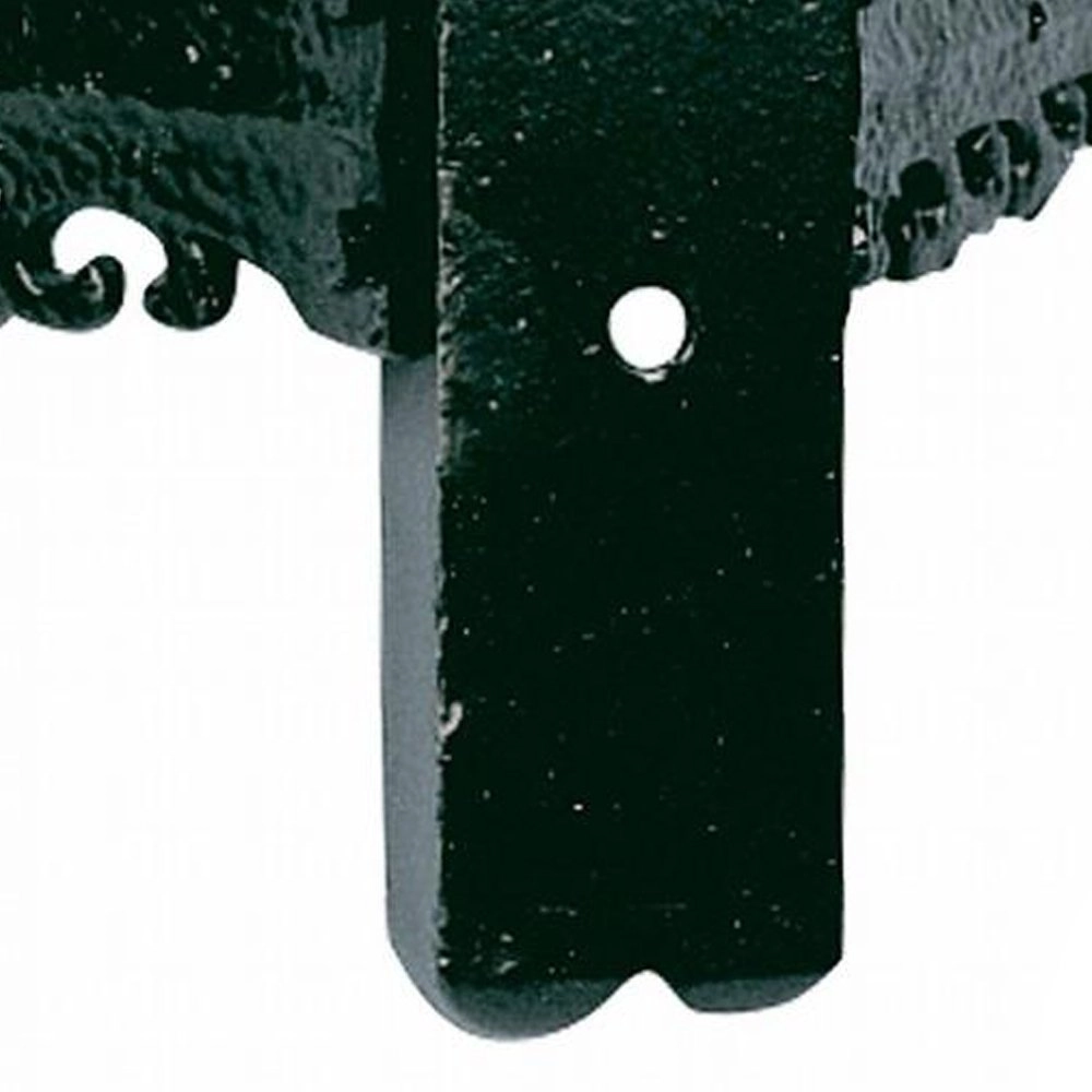 Nostalgische hoeksteun Angle Rig O50 zwart KS Verlichting 8714732150248