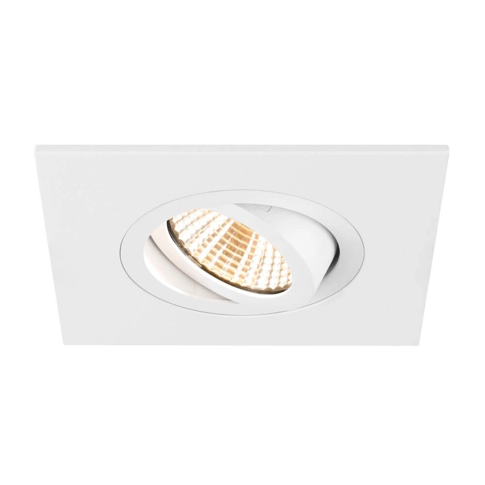 Inbouwring New Tria 75 XL vierkant wit - zonder fitting SLV 4024163280471