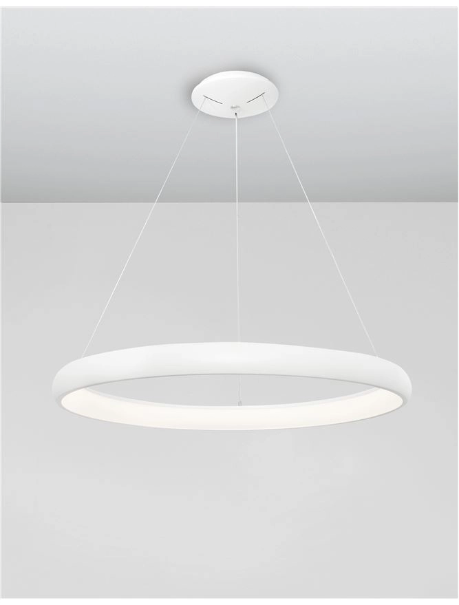 Design hanglamp Albi wit Ø 61cm Design hanglamp Albi wit Ø 61cm