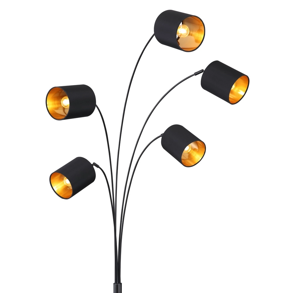 Vloerlamp Kaddy zwart Globo 9007371410675