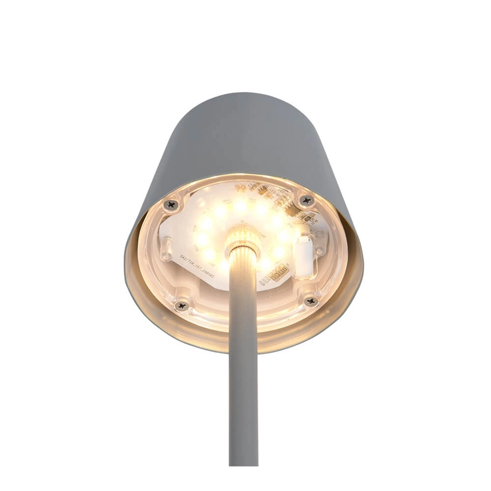 Oplaadbare tafellamp Diaz grijs Trio 4017807644814