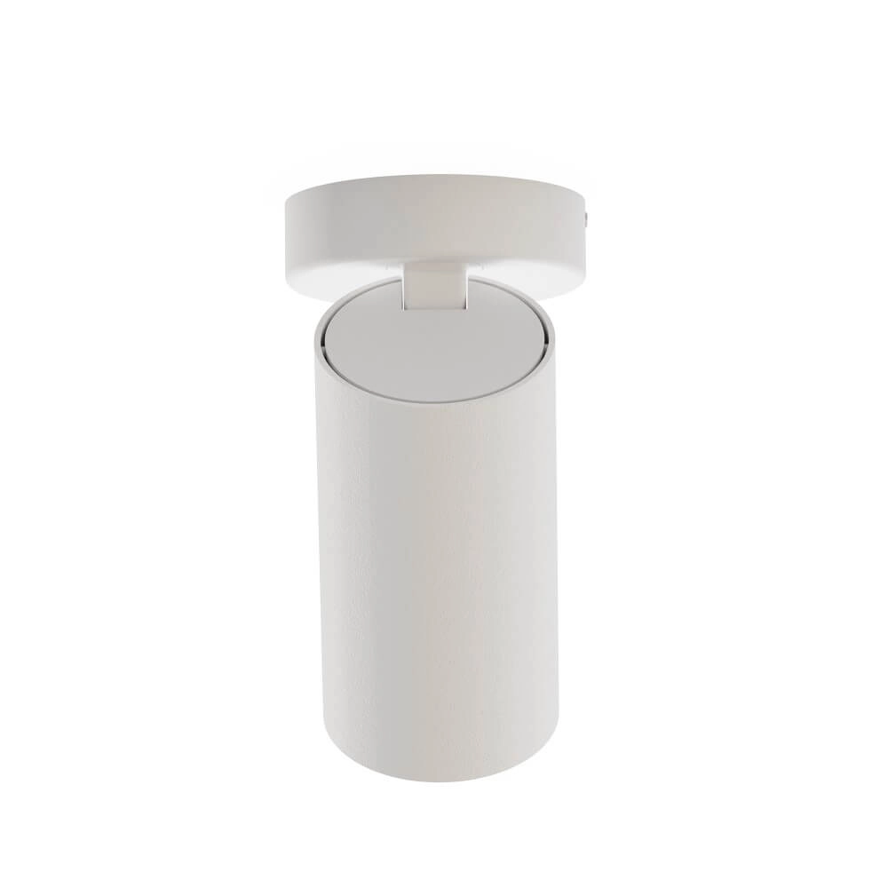 Witte opbouwspot Mono kantelbaar Lyora 5903139780797