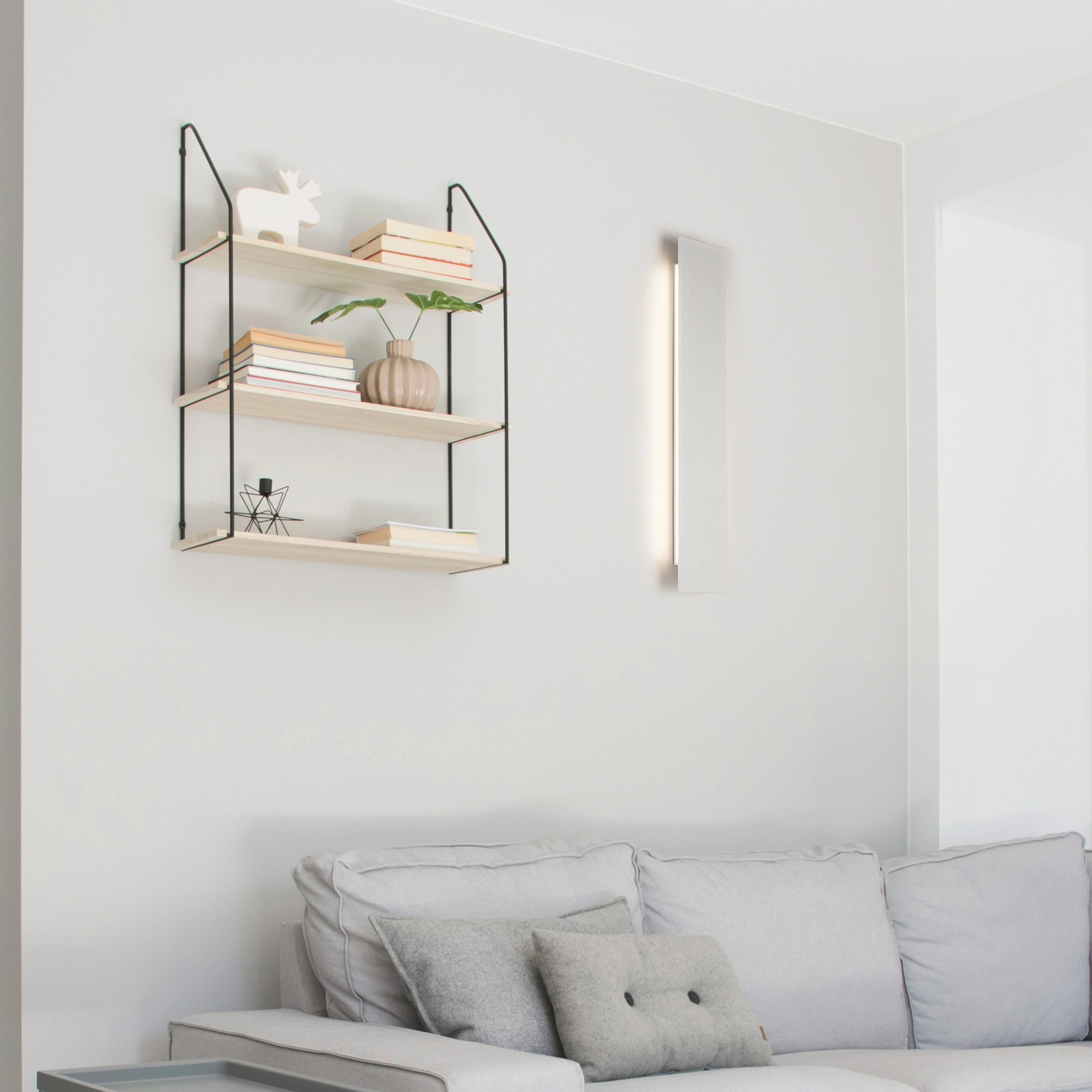 Design wandlamp Vavin wit 60cm Lyora 5053423317229