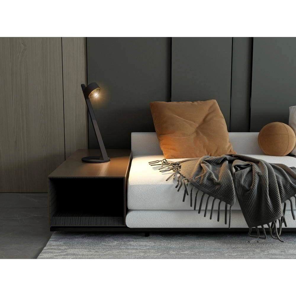 Moderne tafellamp Omega zwart Artdelight 8720701100336