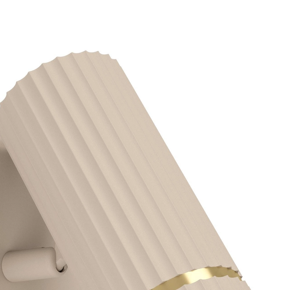 Zand muurspotje Caminia GU10 - met schakelaar Eglo 9008606312504