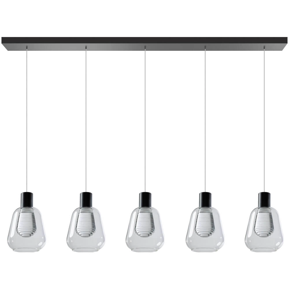 Glazen eettafel hanglamp Gary Glazen eettafel hanglamp Gary