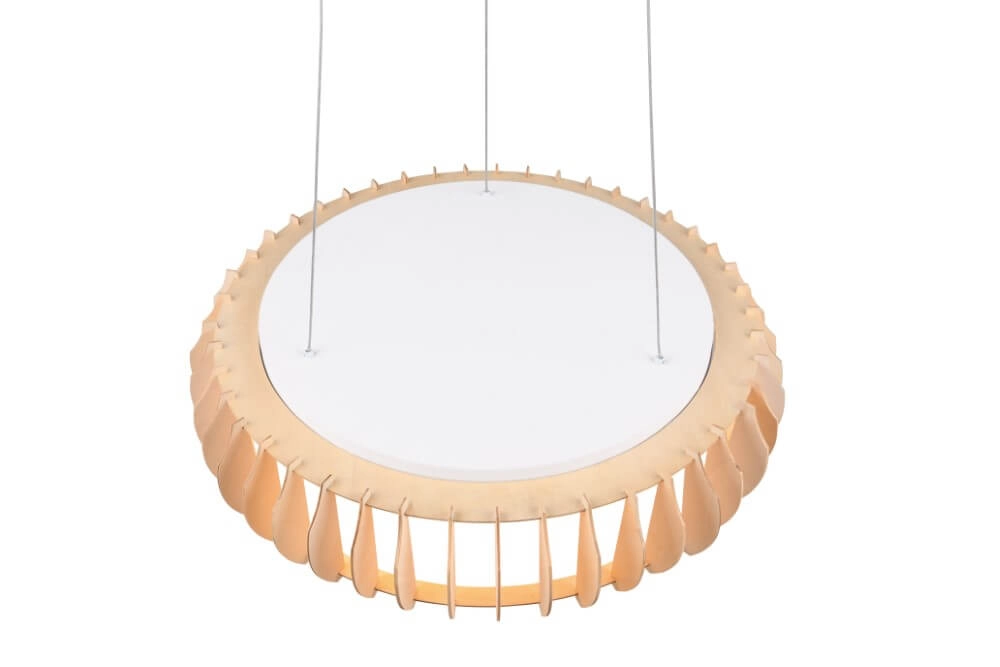 Houten hanglamp Monte Ø 60cm Trio 4017807600100