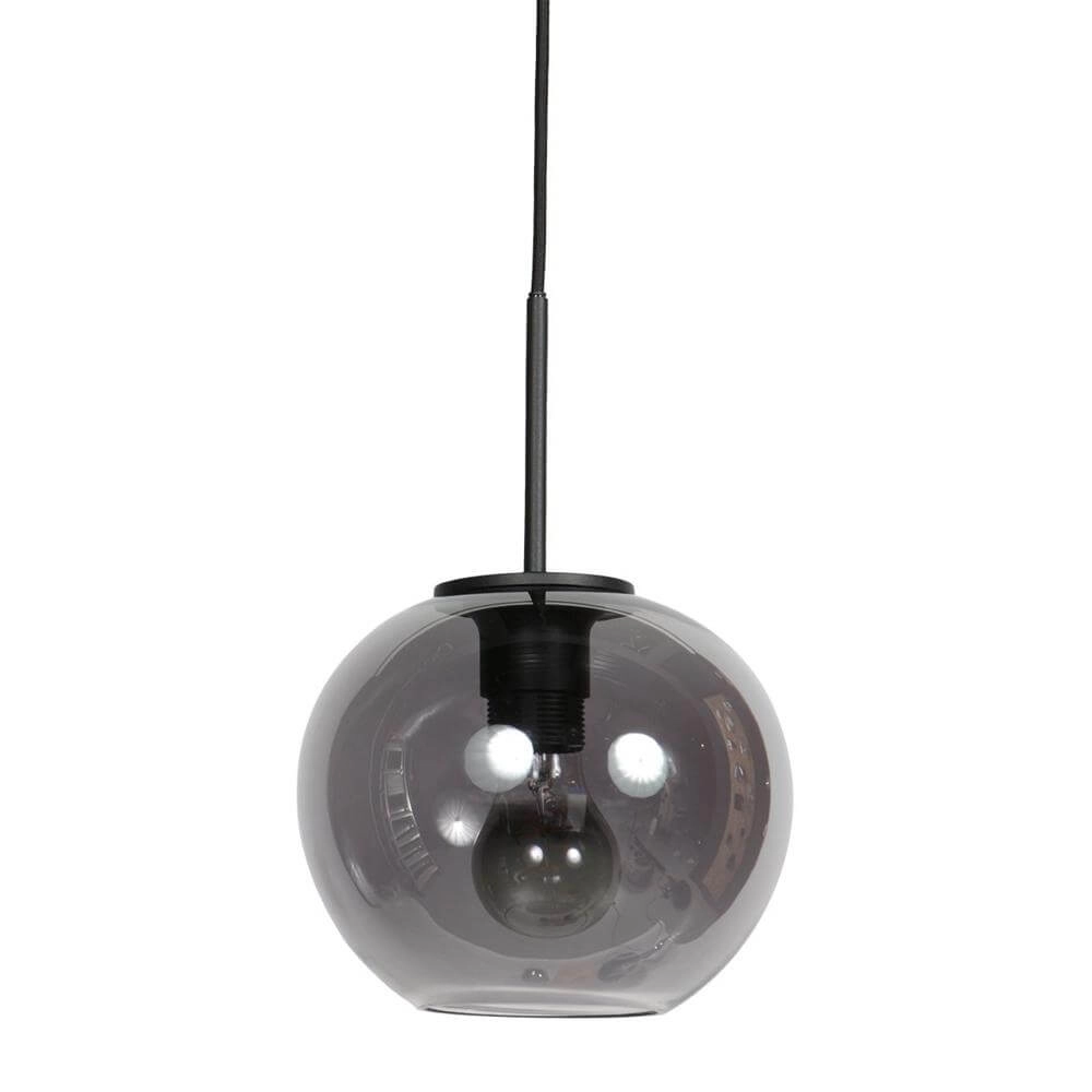 Hanglamp HaloSwap met 1 bol smoke glas Ø 20cm Steinhauer 8712746179736