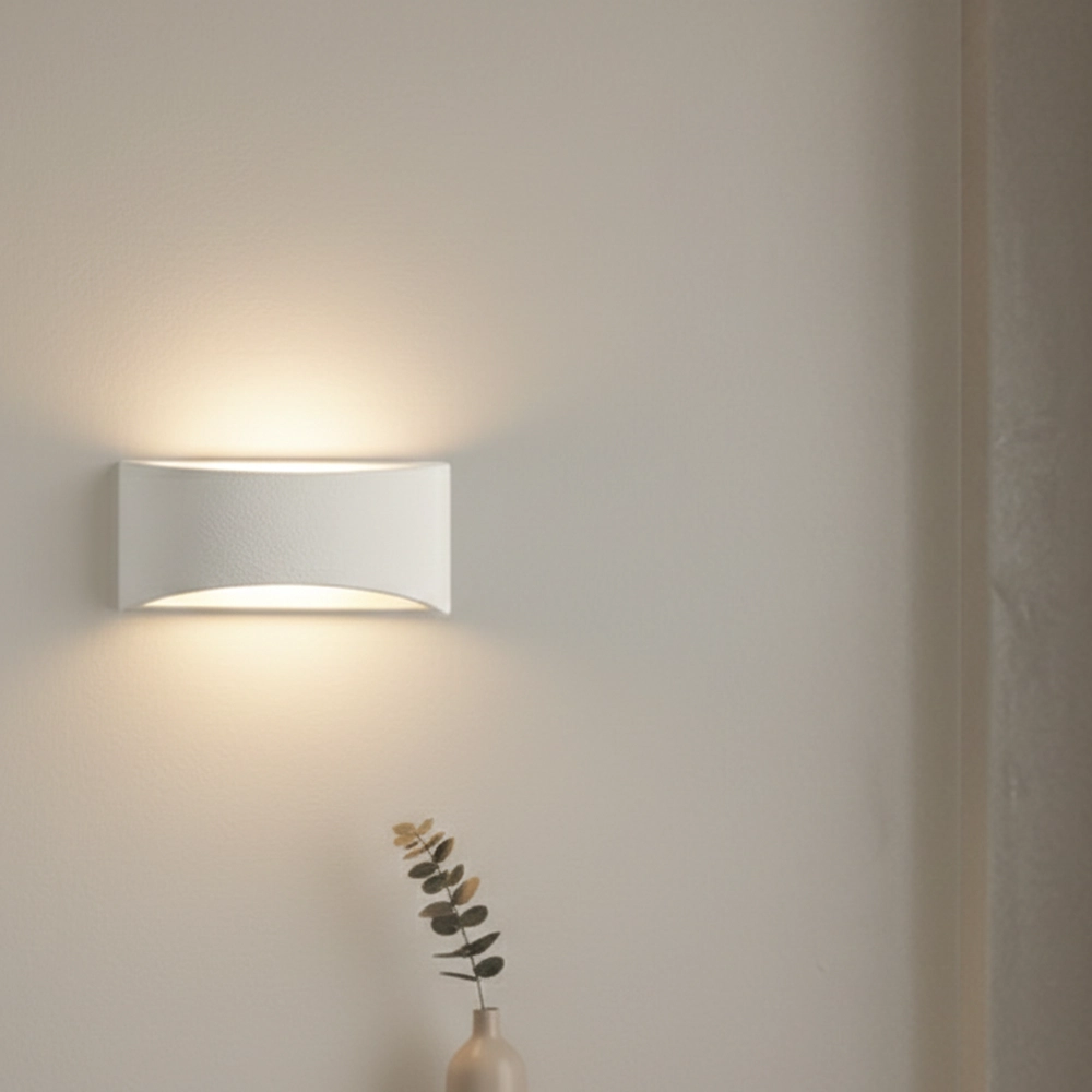 Unieke wandlamp Anello wit