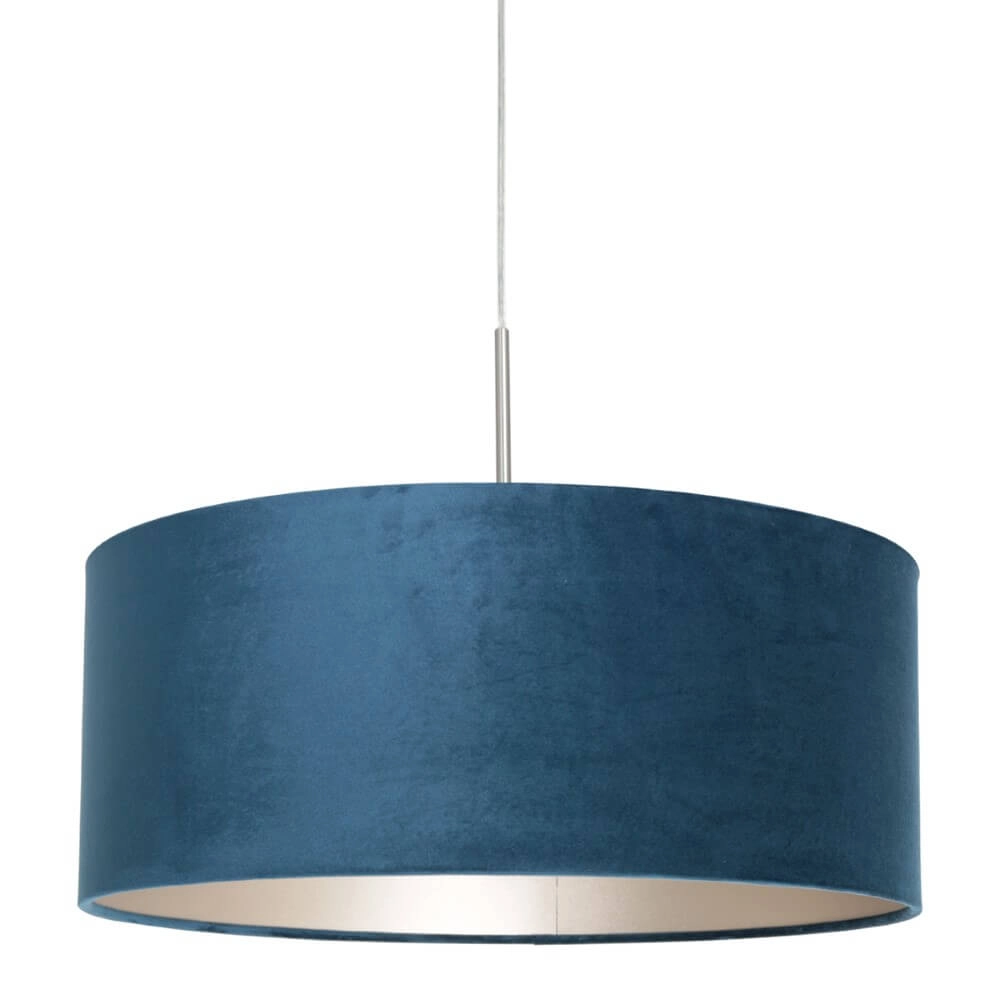 Hanglamp Sparkled met blauw velvet