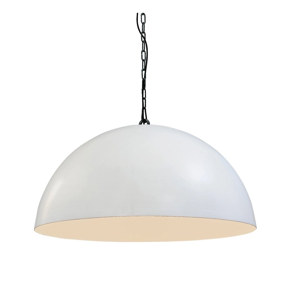 Stoere witte hanglamp Industria 60