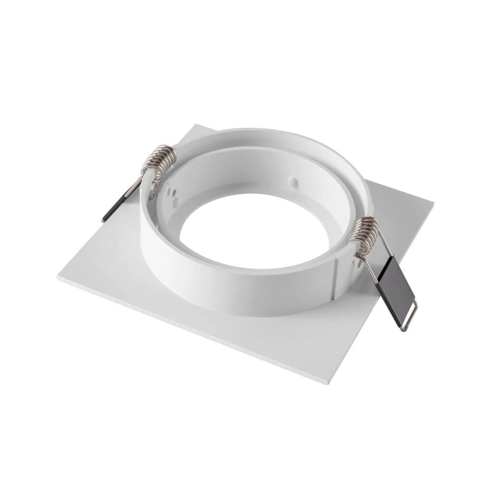 Inbouwring New Tria 95 vierkant wit - zonder fitting SLV 4024163277198