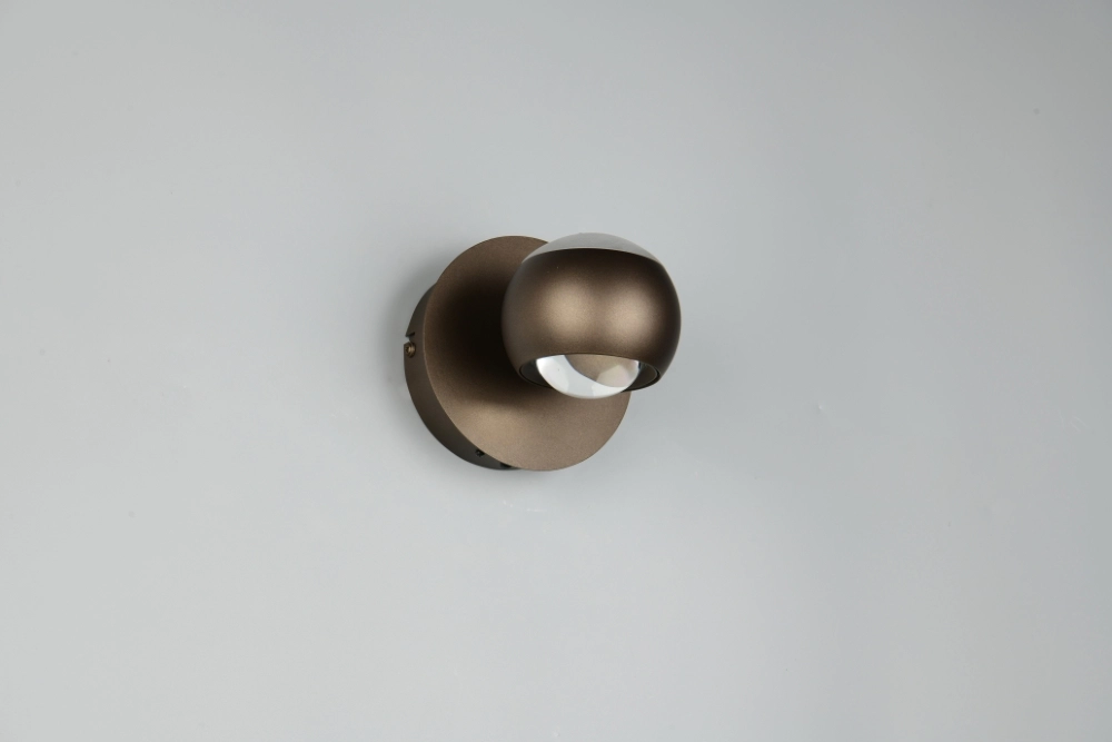 Led wandlamp Orbit platinum bruin Trio 4017807686630