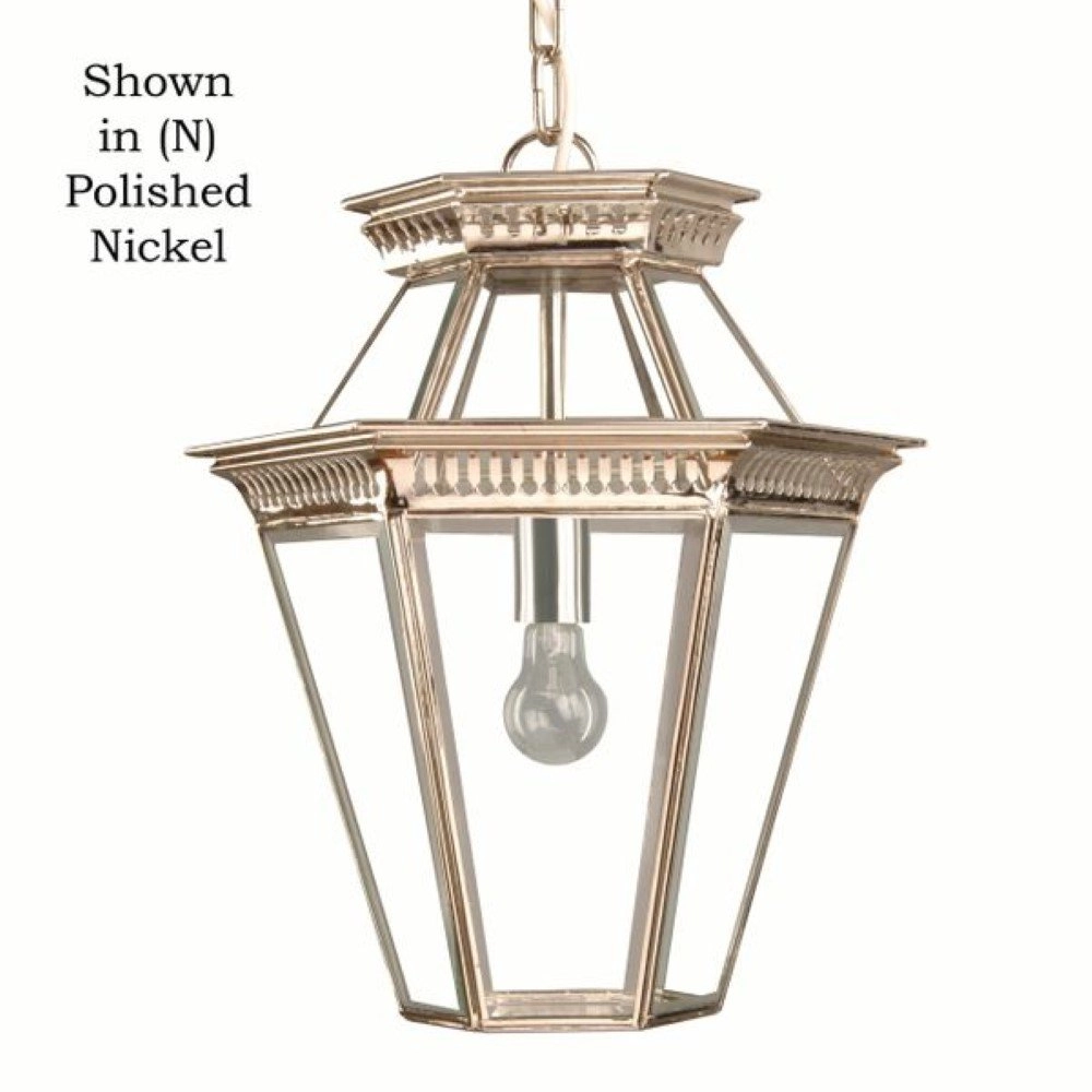 Antieke hanglamp Bevelled gepoetst goud (PBUL) Limehouse