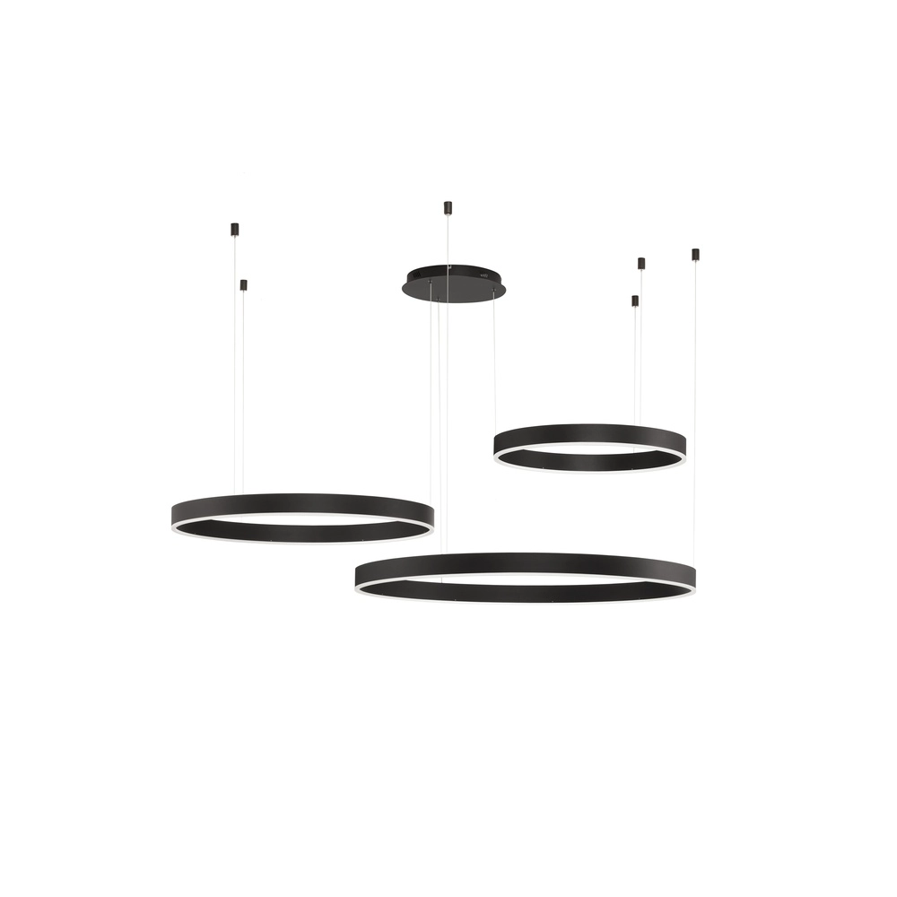 Hanglamp Motif zwart multi 3000K Lyora 5212017439222