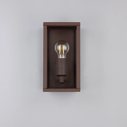 Moderne wandlamp Garonne S roestbruin Trio 4017807687378