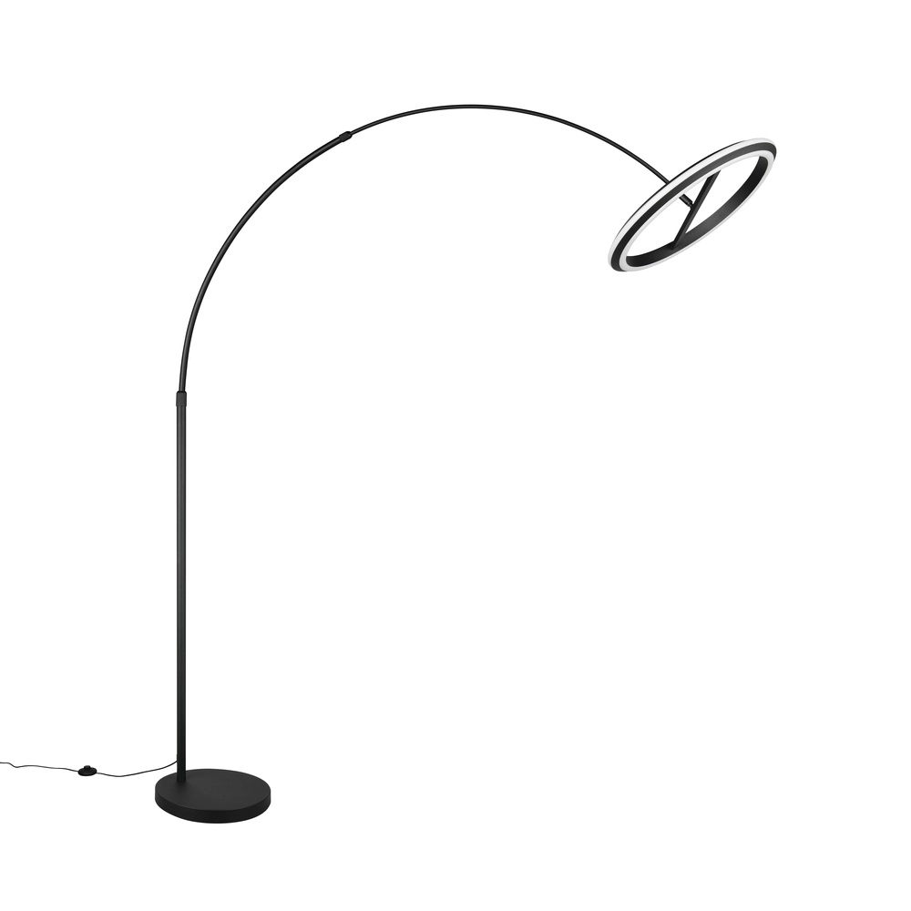 Vloerlamp Amador zwart Trio 4017807688160