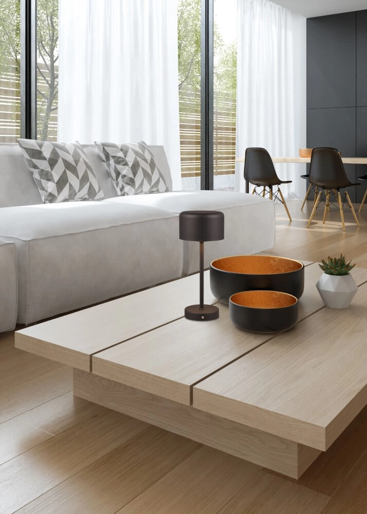 Tafellamp Jeff zwart Trio 4017807575132