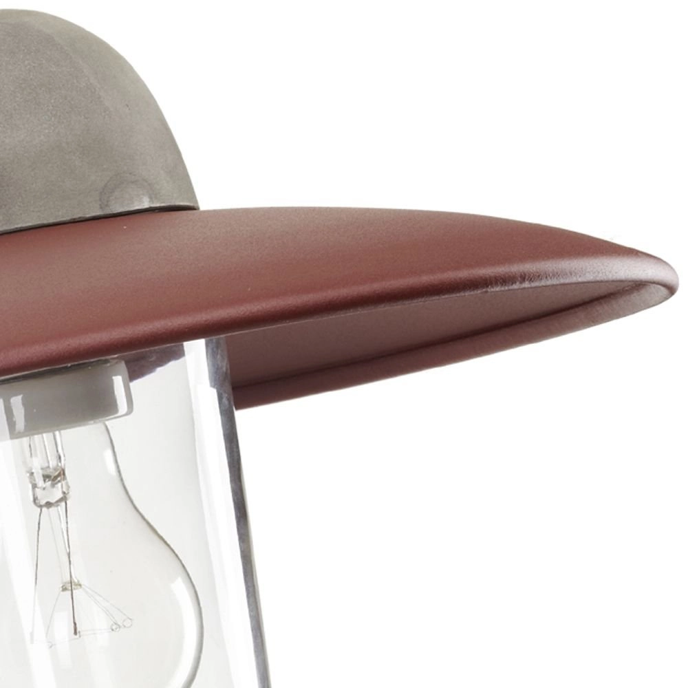 Industrie stallamp Fabrique metaalgrijs met oudkoper KS Verlichting 8714732119603