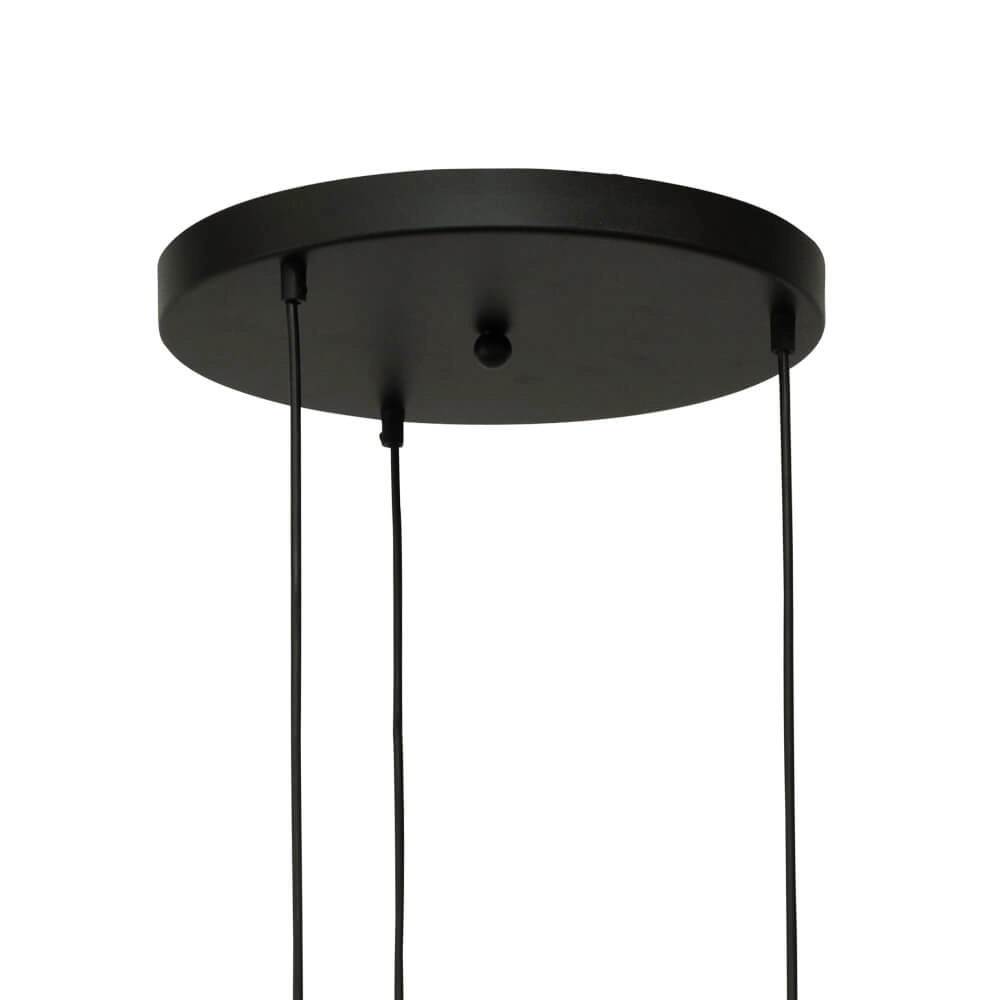 Pendel hanglamp Lava 3x helder glas Masterlight 8718121286389