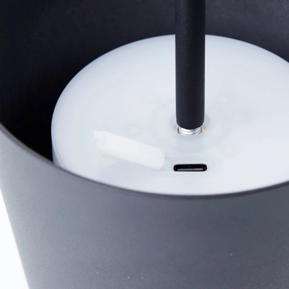 Tafellampje Kaami zwart Brilliant 4004353428203