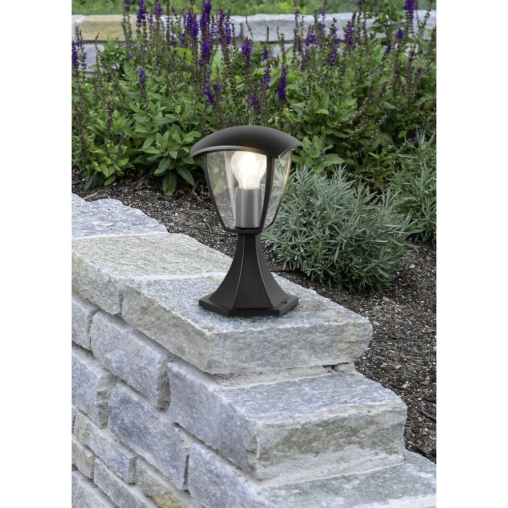 Sokkellamp Venta zwart Trio 4017807648140