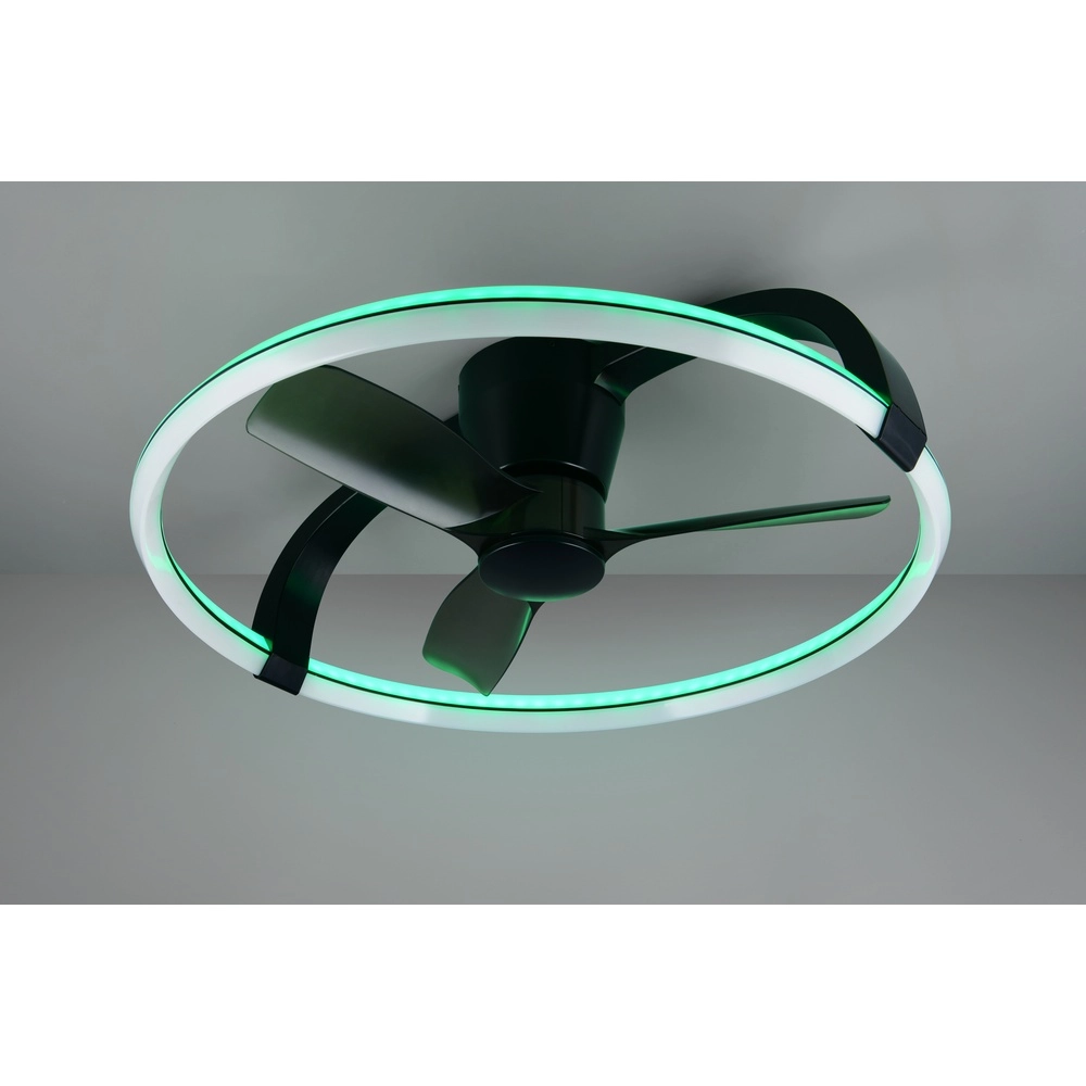 Smarthome ventilator Stockholm zwart Ø 73,5 Tuya Trio 4017807693133