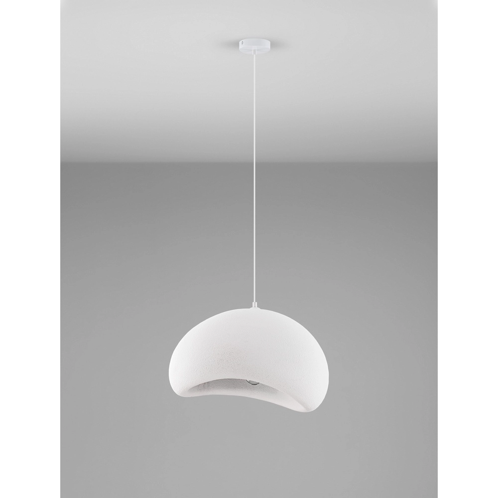 Natural pendant lamp Aere white 50cm Lyora 5212017460783