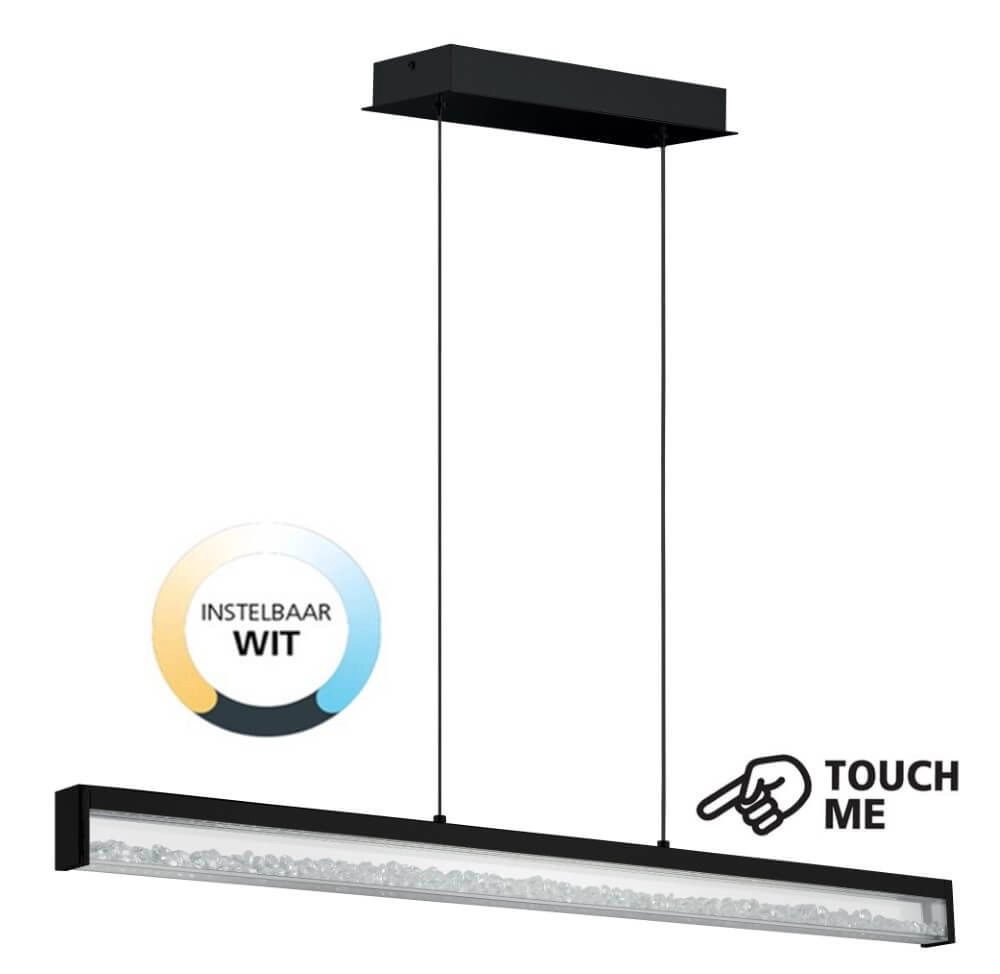 Led hanglamp Cardito 1 100cm - zwart