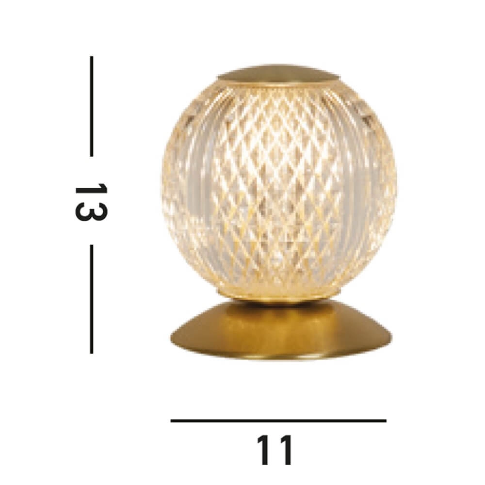 Oosterse tafellamp Allure Ø 11cm Searchlight 5053423274003