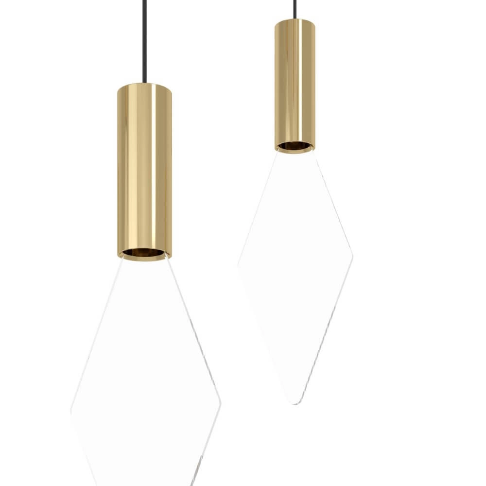 Langwerpige hanglamp Mirador goud Stars of Light 9008606270736