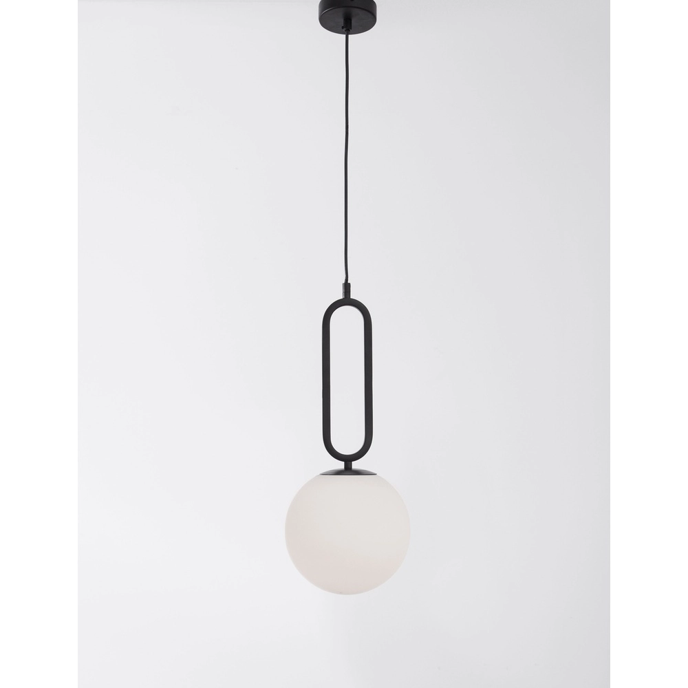Hanglamp Grus zwart Ø 20cm Lyora 5212017423108