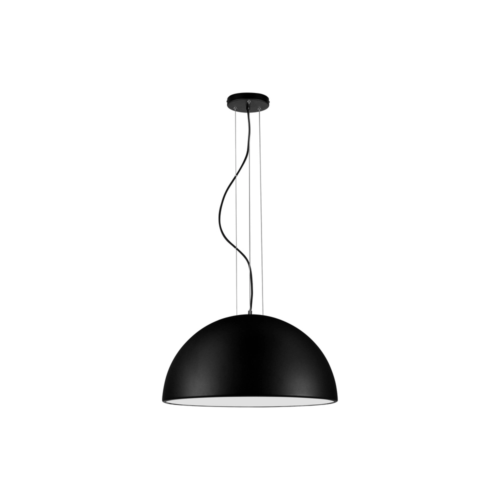 Strakke hanglamp Tholos zwart Ø 60cm Lyora 5212017457899