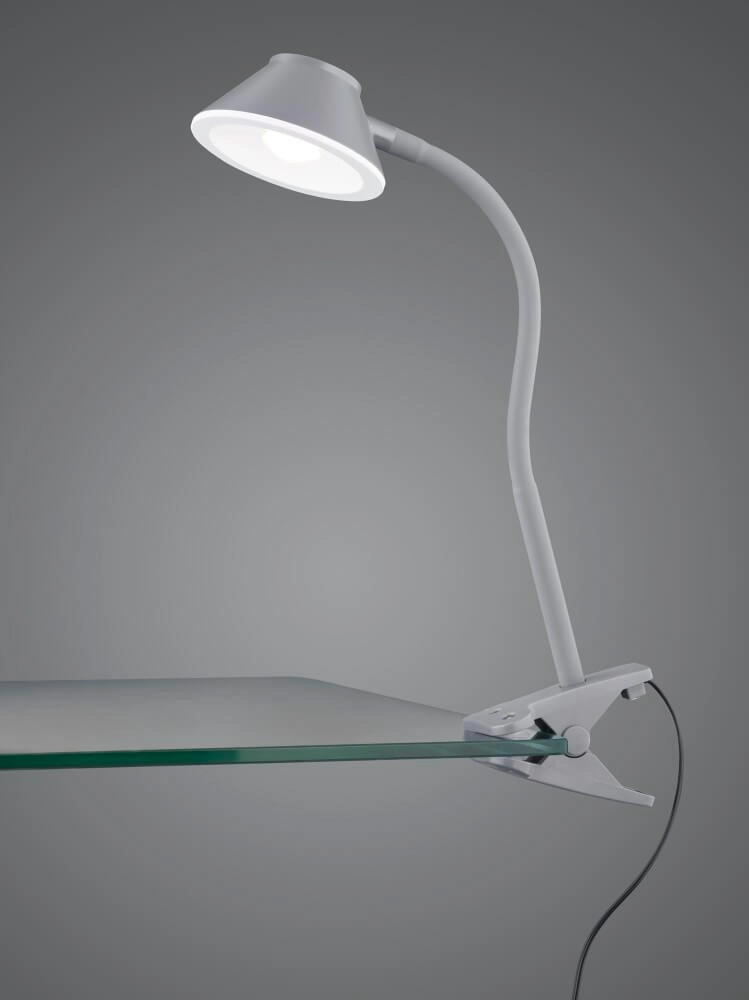 Tafel klemlamp Berry grijs Trio 4017807575071